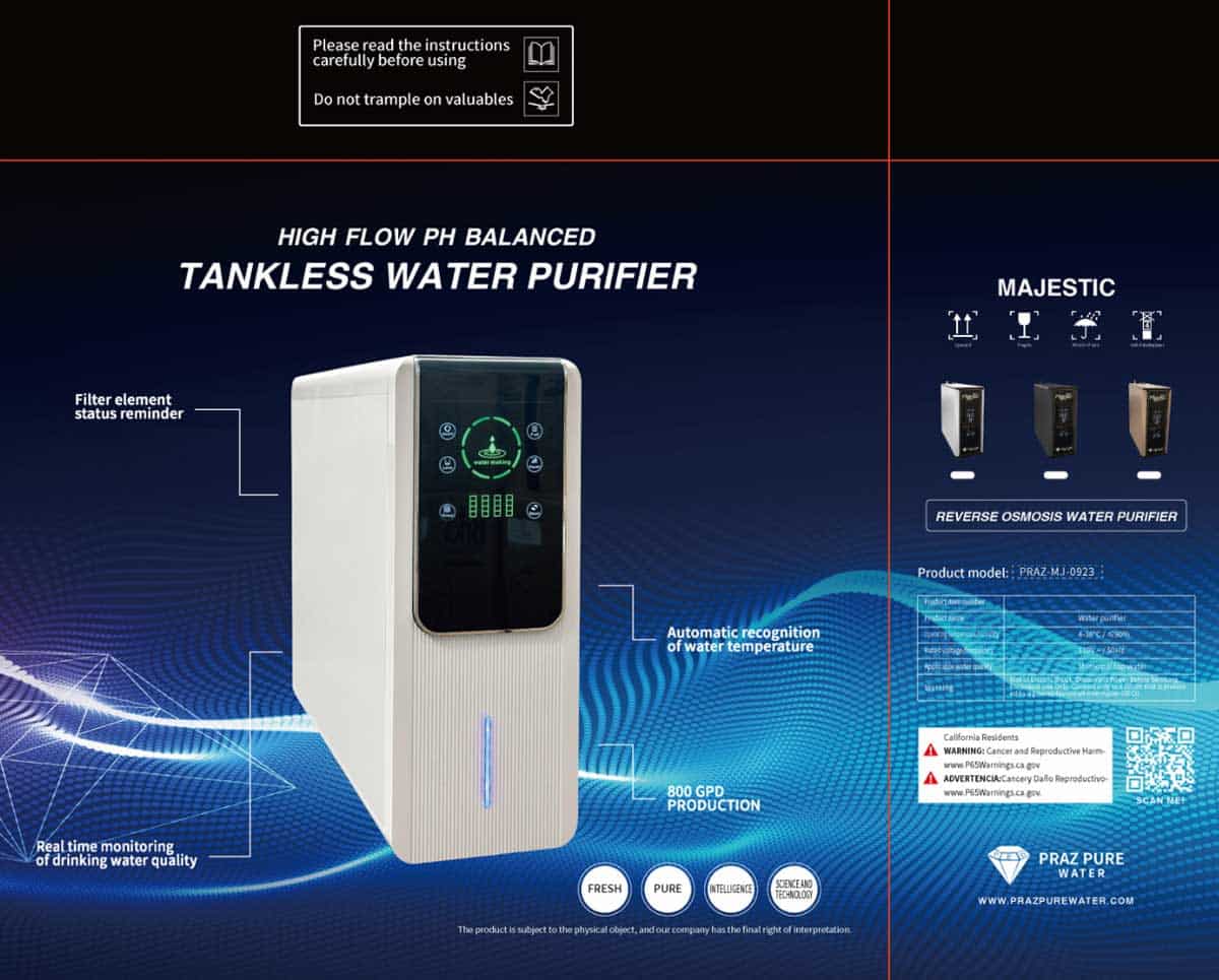 Benty-Thankless 800GPD Alkaline PH Balance Water System - Image 2